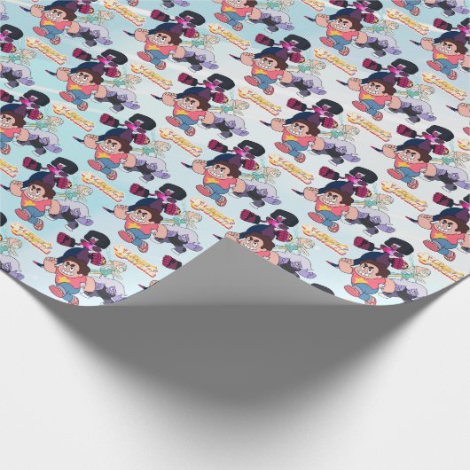 Steven Universe | Aktion Crystal Gem Group Geschenkpapier (Ecke)