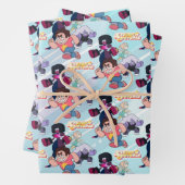Steven Universe | Aktion Crystal Gem Group Geschenkpapier Set (Beispiel)