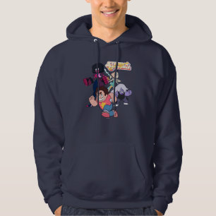 Steven Universe Aktion Crystal Gem Group Hoodie
