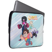 Steven Universe | Aktion Crystal Gem Group Laptopschutzhülle (Vorne Rechts)