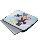 Steven Universe | Aktion Crystal Gem Group Laptopschutzhülle (Vorne Knopf)