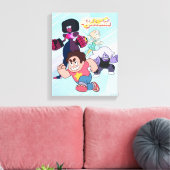 Steven Universe | Aktion Crystal Gem Group Leinwanddruck (Insitu (Wohnzimmer))
