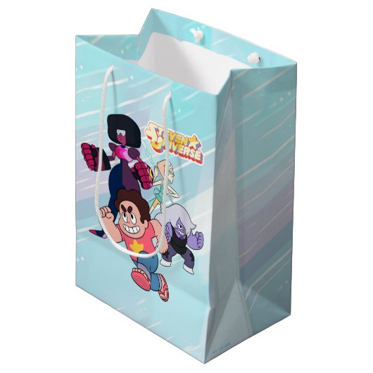 Steven Universe | Aktion Crystal Gem Group Mittlere Geschenktüte (Vorderseite Schrägansicht)