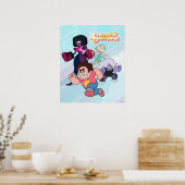 Steven Universe | Aktion Crystal Gem Group Poster (Küche)