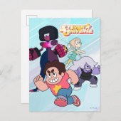 Steven Universe | Aktion Crystal Gem Group Postkarte (Vorne/Hinten)