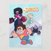 Steven Universe | Aktion Crystal Gem Group Postkarte (Vorderseite)