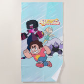 Steven Universe | Aktion Crystal Gem Group Strandtuch (Vorderseite)