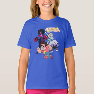 Steven Universe Aktion Crystal Gem Group T-Shirt