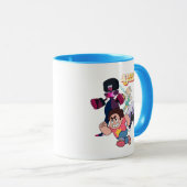 Steven Universe | Aktion Crystal Gem Group Tasse (VorderseiteRechts)