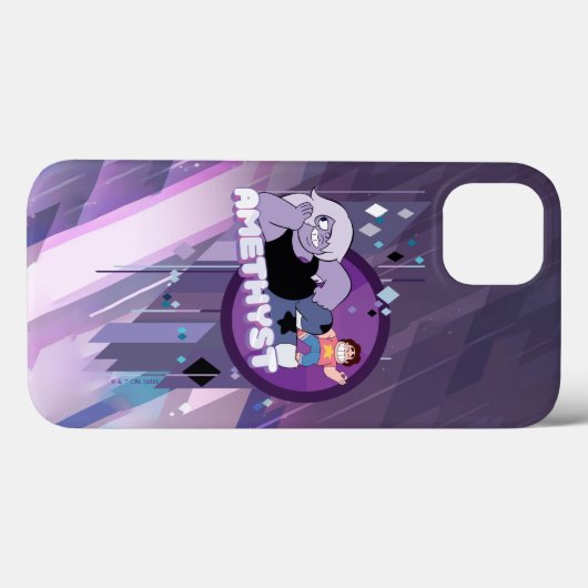 Steven Universe | Amethyst-Zeichen Grafik Case-Mate iPhone Hülle (Rückseite (Horizontal))