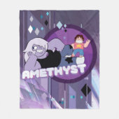 Steven Universe | Amethyst-Zeichen Grafik Fleecedecke (Vorderseite)