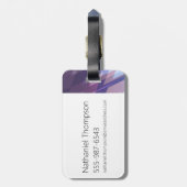 Steven Universe | Amethyst-Zeichen Grafik Gepäckanhänger (Rückseite vertikal)