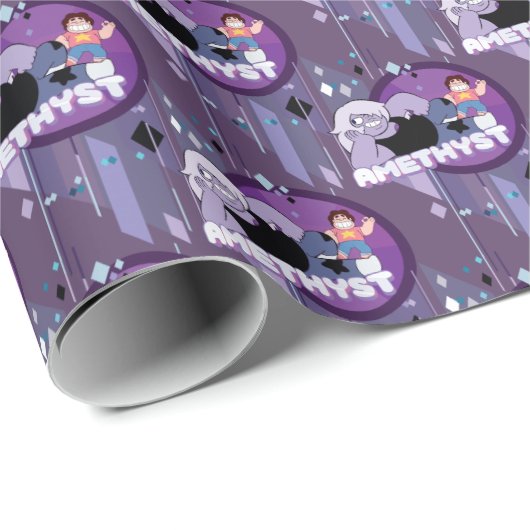 Steven Universe | Amethyst-Zeichen Grafik Geschenkpapier (Rolleneckpunkt)