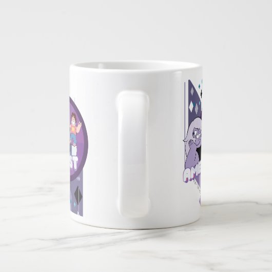 Steven Universe | Amethyst-Zeichen Grafik Jumbo-Tasse (Rückseite)