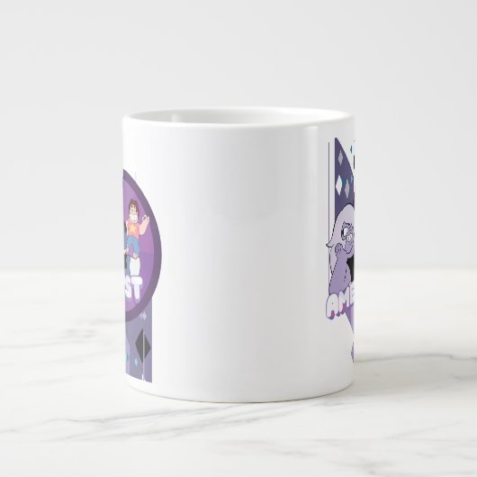 Steven Universe | Amethyst-Zeichen Grafik Jumbo-Tasse (Vorderseite)