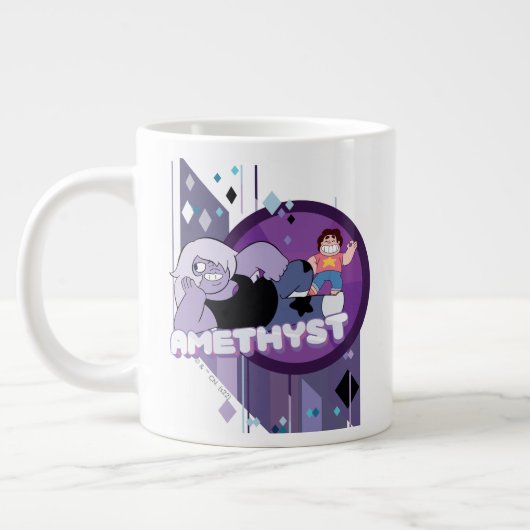 Steven Universe | Amethyst-Zeichen Grafik Jumbo-Tasse (Links)