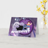Steven Universe | Amethyst-Zeichen Grafik Karte (Gelbe Blume)