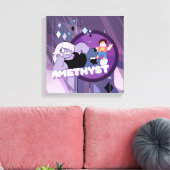Steven Universe | Amethyst-Zeichen Grafik Leinwanddruck (Insitu (Wohnzimmer))