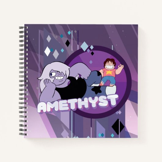 Steven Universe | Amethyst-Zeichen Grafik Notizblock (Vorderseite)