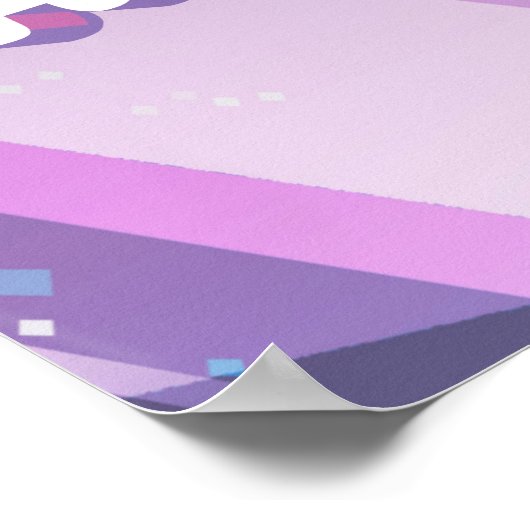 Steven Universe | Amethyst-Zeichen Grafik Poster (Ecke)