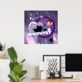Steven Universe | Amethyst-Zeichen Grafik Poster (Heimbüro)
