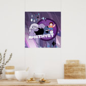 Steven Universe | Amethyst-Zeichen Grafik Poster (Küche)