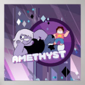 Steven Universe | Amethyst-Zeichen Grafik Poster (Vorne)