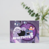 Steven Universe | Amethyst-Zeichen Grafik Postkarte (Stehend Vorderseite)