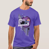 Steven Universe | Amethyst-Zeichen Grafik T-Shirt (Vorderseite)
