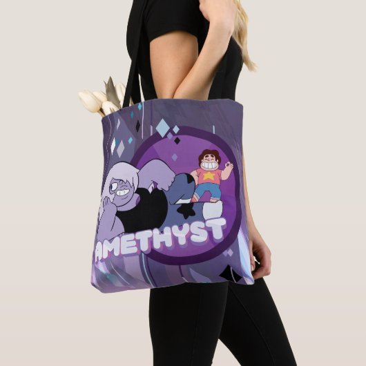 Steven Universe | Amethyst-Zeichen Grafik Tasche (Von Nahem)