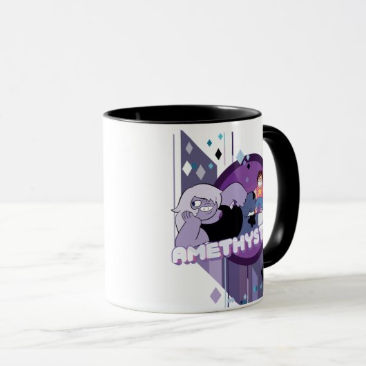 Steven Universe | Amethyst-Zeichen Grafik Tasse (VorderseiteRechts)