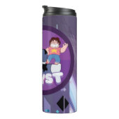 Steven Universe | Amethyst-Zeichen Grafik Thermosbecher (Nach rechts gedreht)