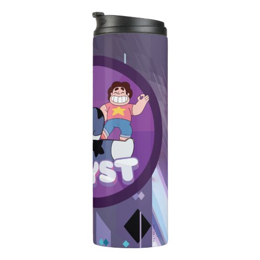 Steven Universe | Amethyst-Zeichen Grafik Thermosbecher (Nach rechts gedreht)