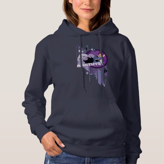 Steven Universe | Amethyst-Zeichen, grafisch Hoodie (Vorderseite)