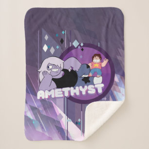 Steven Universe Amethyst-Zeichen, grafisch Sherpadecke