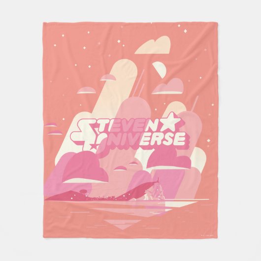 Steven Universe | Beach City Fleecedecke (Vorderseite)