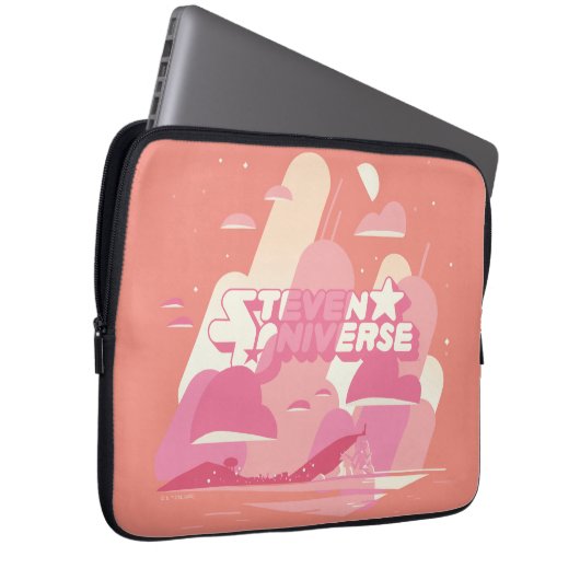 Steven Universe | Beach City Laptopschutzhülle (Vorne Rechts)