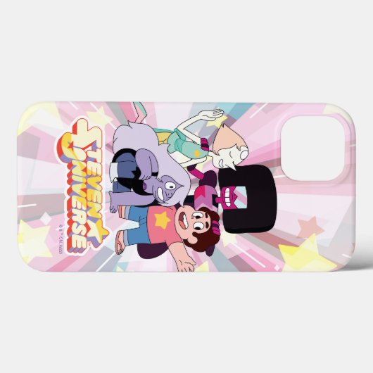 Steven Universe | Crystal Gem Group Huddle Case-Mate iPhone Hülle (Rückseite (Horizontal))