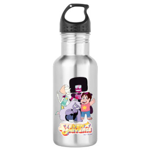 Steven Universe Crystal Gem Group Huddle Edelstahlflasche