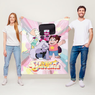 Steven Universe   Crystal Gem Group Huddle Fleecedecke