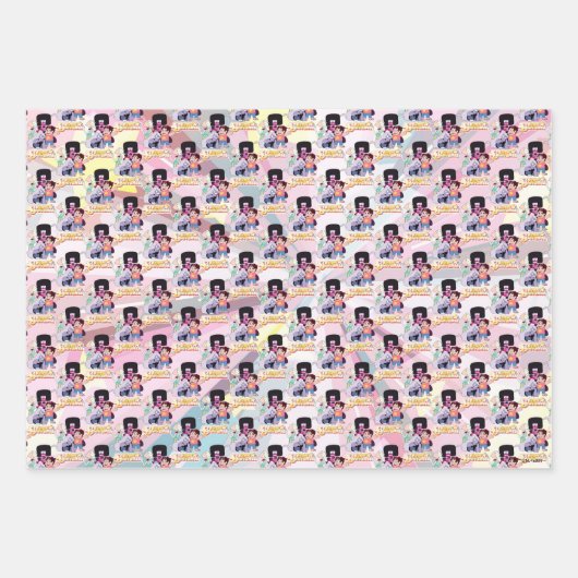Steven Universe | Crystal Gem Group Huddle Geschenkpapier Set (Vorderseite)