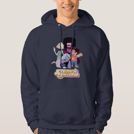 Steven Universe | Crystal Gem Group Huddle Hoodie (Vorderseite)