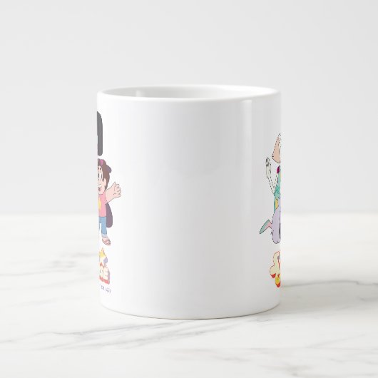 Steven Universe | Crystal Gem Group Huddle Jumbo-Tasse (Vorderseite)