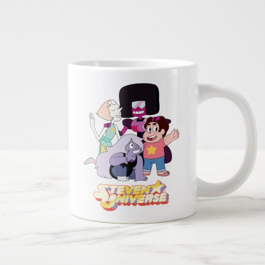 Steven Universe | Crystal Gem Group Huddle Jumbo-Tasse (Rechts)