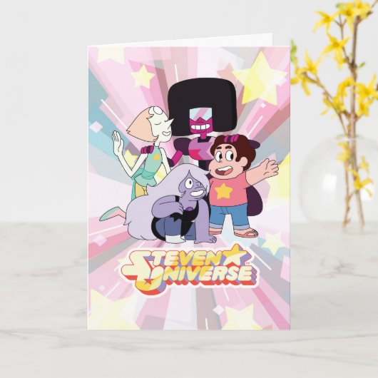 Steven Universe | Crystal Gem Group Huddle Karte (Gelbe Blume)