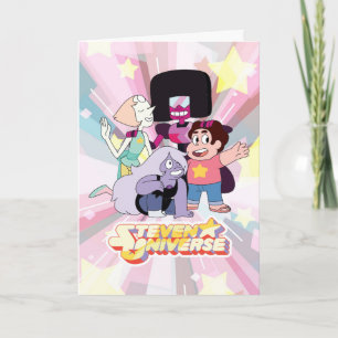 Steven Universe Crystal Gem Group Huddle Karte