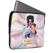 Steven Universe | Crystal Gem Group Huddle Laptopschutzhülle (Vorne Rechts)