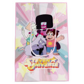 Steven Universe | Crystal Gem Group Huddle Mittlere Geschenktüte (Rückseite)