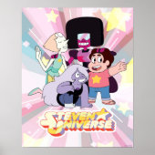 Steven Universe | Crystal Gem Group Huddle Poster (Vorne)