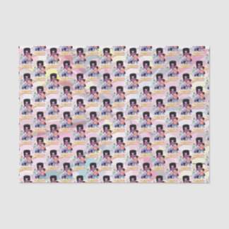 Steven Universe | Crystal Gem Group Huddle Seidenpapier
